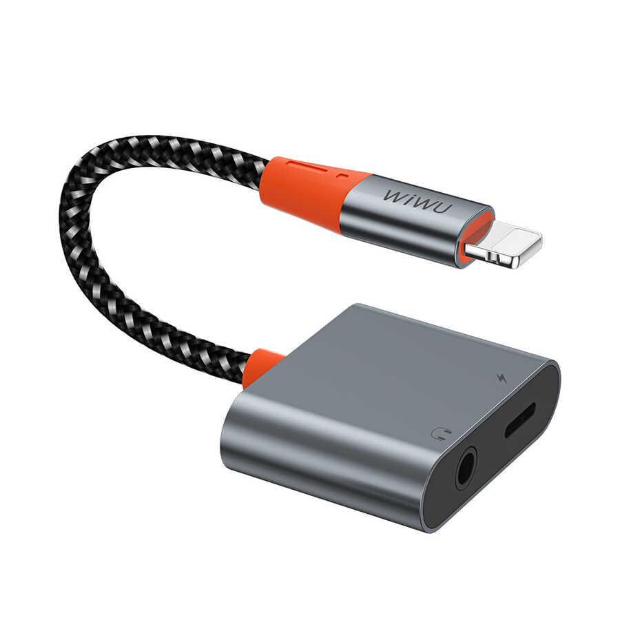 Wiwu LT07 Lightning To 3.5mm Aux Çevirici Ses Adaptörü - 1 Wiwu LT07 Lightning To 3.5mm Aux Çevirici Ses Adaptörü - 1